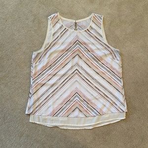 H&M Stripe Sleeveless Blouse